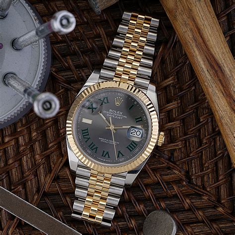 rolex wimbledon 41mm jubilee|rolex wimbledon 41mm two tone.